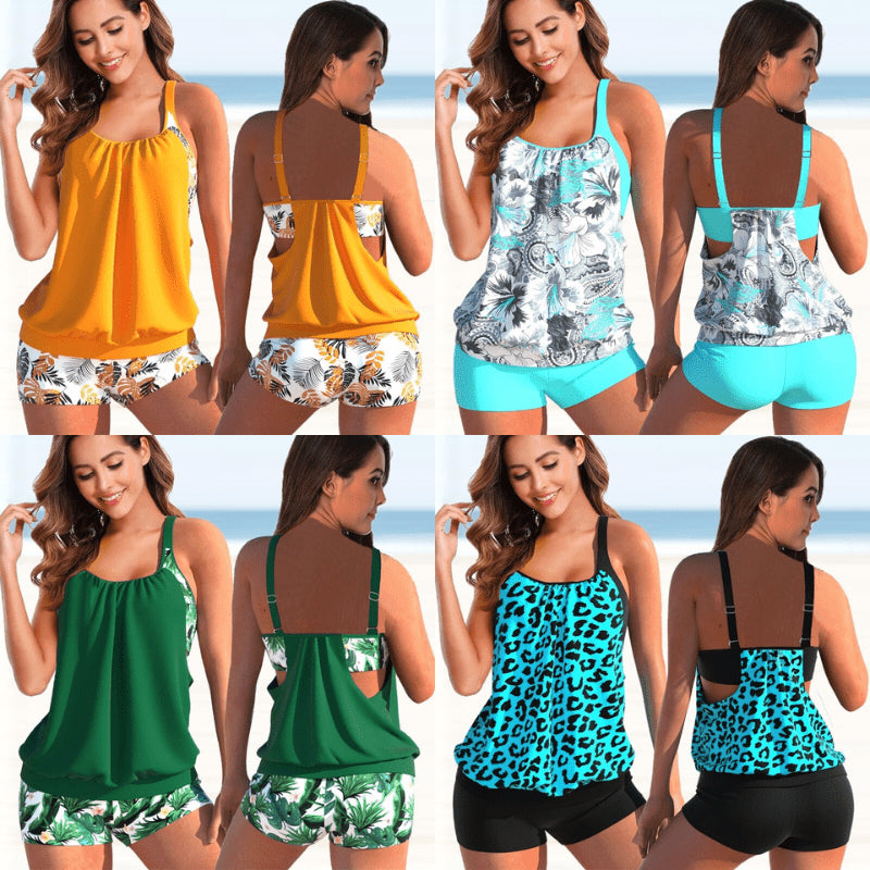 Lively® Vêtements été Ensemble de Tankini bicolore | Lively™